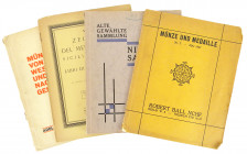 Bulk Lot of Pre-1941 Sale Catalogues

Various. NUMISMATIC AUCTION CATALOGUES FROM BEFORE 1941. Fifty-eight catalogues, including: Munzhandlung Basel...