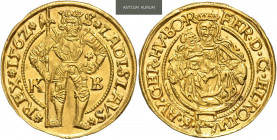 FERDINAND I (1526 - 1564)&nbsp;
1 Ducat, 1562, 3,49g, KB. Husz 896&nbsp;

UNC | UNC