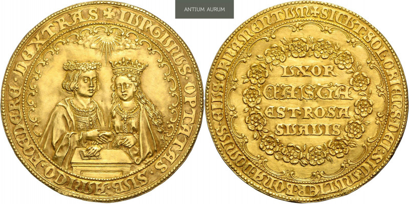 FERDINAND I (1526 - 1564)&nbsp;
Gold medal Wedding of Ferdinand I and Anne of B...