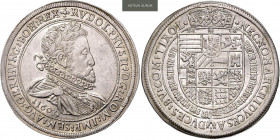 RUDOLF II (1576 - 1612)&nbsp;
1 Thaler, 1603, 28,73g, Hall. MzA 89&nbsp;

about UNC | about UNC