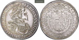FERDINAND III (1637 - 1657)&nbsp;
1 Thaler, 1654, 28,09g, St. Veit. Her 413&nbsp;

UNC | UNC