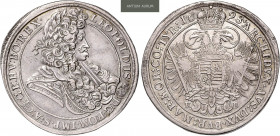 LEOPOLD I (1657 - 1705)&nbsp;
1 Thaler, 1698, 28,3g, KB. Husz 1374&nbsp;

EF | EF