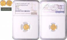 MARIA THERESA (1740 - 1780)&nbsp;
1/4 Ducat, 1768, H G. Fried 547&nbsp;

about UNC | about UNC , NGC MS 61