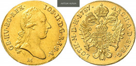 JOSEPH II (1765 - 1790)&nbsp;
1 Ducat, 1787, 3,48g, M. Her 73&nbsp;

EF | UNC