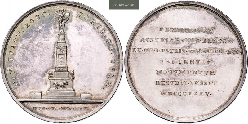 FERDINAND V / I (1835 - 1848)&nbsp;
Silver Medal To Commemorate the Unveiling C...