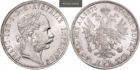 FRANZ JOSEPH I (1848 - 1916)&nbsp;
2 Gulden, 1875, 24,7g, Früh 1374&nbsp;

about UNC | about UNC