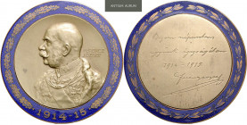 FRANZ JOSEPH I (1848 - 1916)&nbsp;
AE medal To commemorate the War Years 1914 - 1915, 1915, 106,56g, 65 mm, R. N.&nbsp;

EF | EF