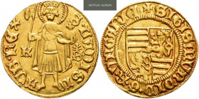 HUNGARY&nbsp;
Goldgulden Sigismund of Luxembourg (1387–1437), b. l., 3,53g, Husz 573&nbsp;

VF | VF