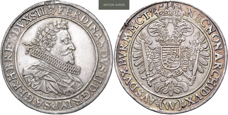 FERDINAND II (1619 - 1637)&nbsp;
1 Thaler, 1627, 28,96g, Vratislav. Dav 3156&nb...