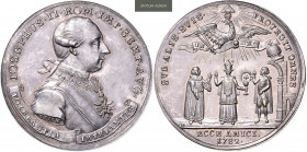 JOSEPH II (1765 - 1790)&nbsp;
Silver medal Joseph II To Commemorate the Tolerance Edict and the Religious Freedom granted to the Protestants and Jews...