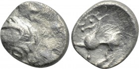 EASTERN EUROPE. Imitations of Philip II of Macedon (2nd-1st centuries BC). "Obol." Mint in the region of Velem, Hungary. "Kapostaler Kleingeld" type.