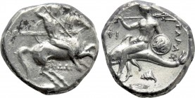 CALABRIA. Tarentum. Nomos (Circa 302-290 BC).