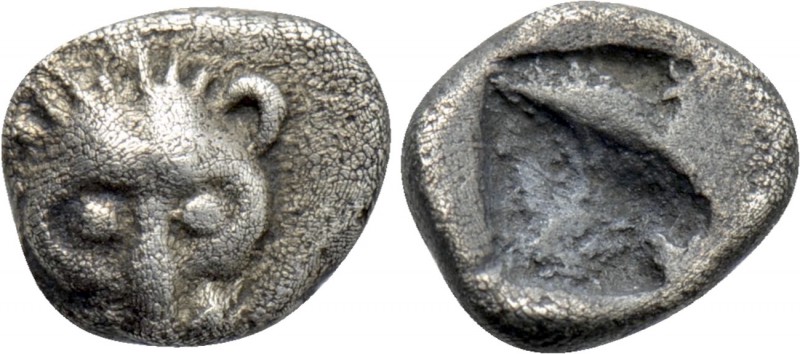 CIMMERIAN BOSPOROS. Pantikapaion. Hemiobol (Circa 480-438/7 BC). 

Obv: Facing...