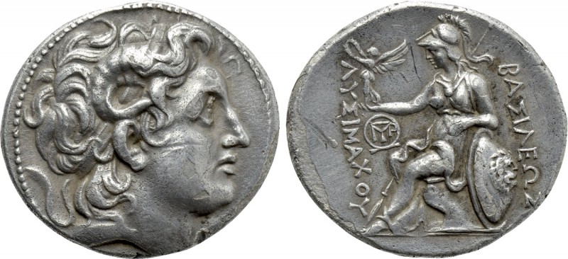 KINGS OF THRACE (Macedonian). Lysimachos (305-281 BC). Tetradrachm. Magnesia. 
...