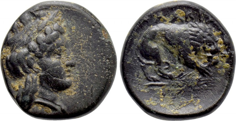 MYSIA. Plakia. Ae (4th century BC). 

Obv: Turreted head of Tyche right.
Rev:...