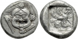 CARIA. Uncertain. Drachm (5th century BC).