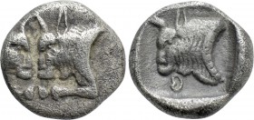 CARIA. Uncertain. Obol (Circa 450-400 BC).
