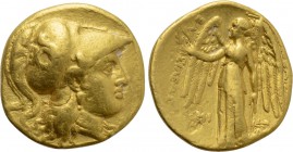 SELEUKID KINGDOM. Seleukos I Nikator (312-281 BC). GOLD Stater. Babylon I. Struck in the name and types of Alexander III 'the Great' of Macedon.