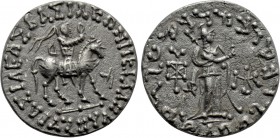 INDO-SKYTHIANS. Azes (Circa 58-12 BC). Tetradrachm.