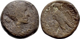PTOLEMAIC KINGS OF EGYPT. Kleopatra VII Thea Neotera (51-30 BC). Diobol or 80 Drachmai. Alexandreia.