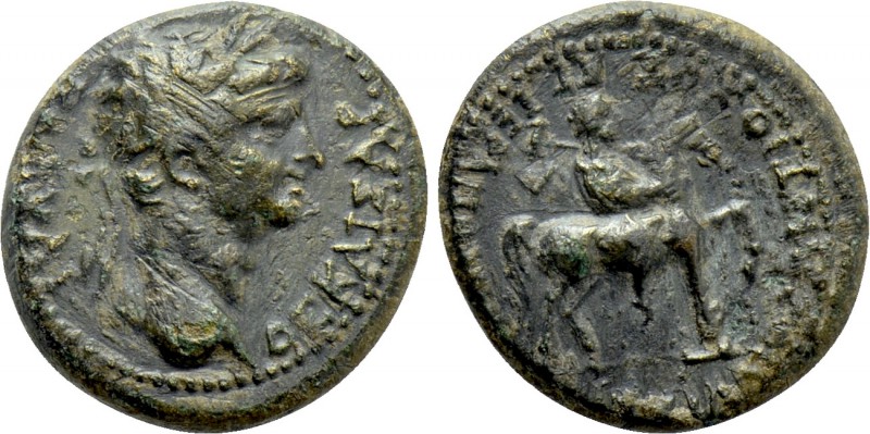 PHRYGIA. Hierapolis. Claudius (41-54). Ae. M. Sullios Antiochos, grammateus. 
...