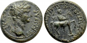 PHRYGIA. Hierapolis. Claudius (41-54). Ae. M. Sullios Antiochos, grammateus.
