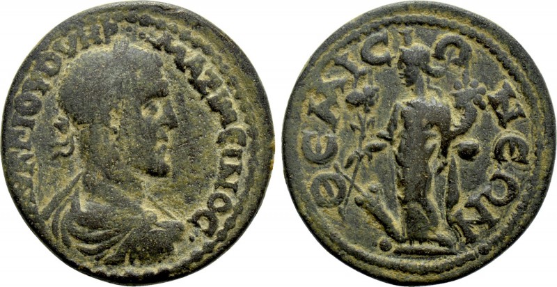 PHRYGIA. Themisonium. Maximinus I Thrax (235-238). Ae. 

Obv: AV K Γ IOV OVHP ...