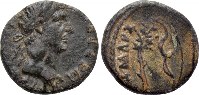 SELEUCIS AND PIERIA. Antioch. Trajan (98-117). Ae. Rome. 

Obv: ΑVΤ ΚΑΙС ΝЄΡ Τ...