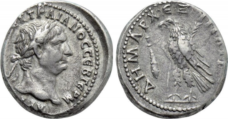 PHOENICIA. Tyre. Trajan (98-117). Didrachm. 

Obv: AYTOKP KAIC NEP TRAIANOC CE...