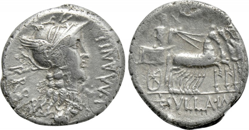 L. SULLA and L. MANLIUS TORQUATUS. Denarius (82 BC). Military mint moving with S...