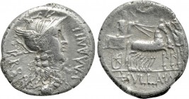 L. SULLA and L. MANLIUS TORQUATUS. Denarius (82 BC). Military mint moving with Sulla.