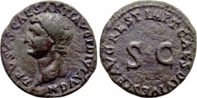 DRUSUS (Died 23). As. Rome. Struck under Titus.