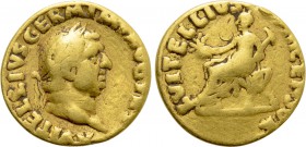 VITELLIUS (69). GOLD Aureus. Rome.