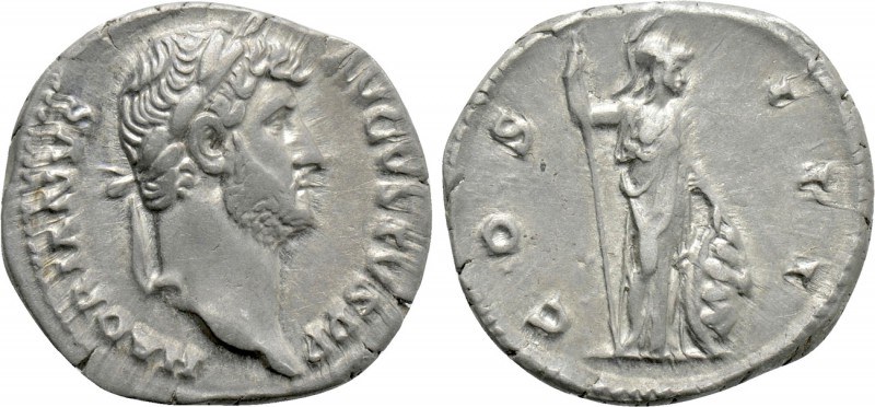 HADRIAN (117-138). Denarius. Rome. 

Obv: HADRIANVS AVGVSTVS P P. 
Laureate h...