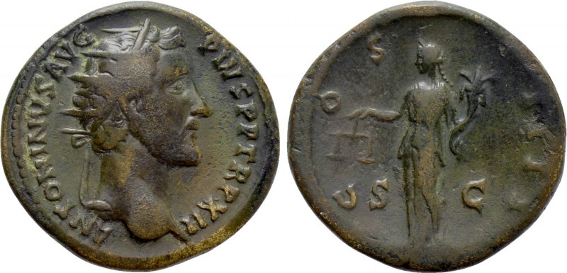 ANTONINUS PIUS (138-161). Dupondius. Rome. 

Obv: ANTONINVS AVG PIVS P P TR P ...