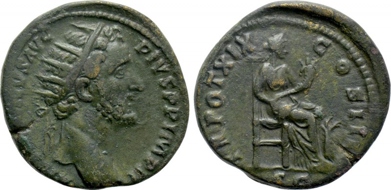 ANTONINUS PIUS (138-161). Dupondius. Rome. 

Obv: ANTONINVS AVG PIVS P P IMP I...