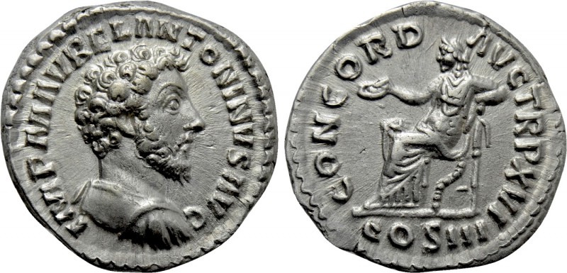 MARCUS AURELIUS (161-180). Denarius. Rome. 

Obv: IMP M AVREL ANTONINVS AVG. ...