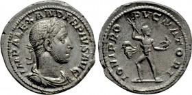 SEVERUS ALEXANDER (222-235). Denarius. Rome.