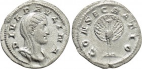 DIVA PAVLINA (Died before 235). Denarius. Rome. Struck under Maximinus I Thrax.