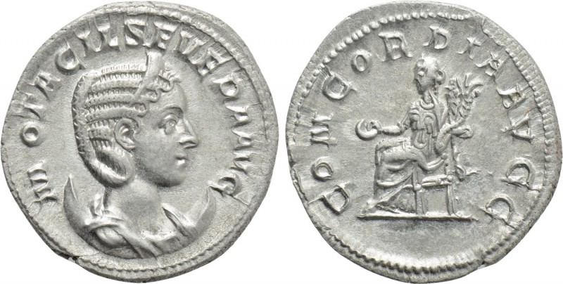 OTACILIA SEVERA (Augusta, 244-249). Antoninianus. Rome. 

Obv: M OTACIL SEVERA...