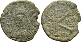 JUSTINIAN I (527-565). Half Follis. Nicomedia. Dated RY 30 (556/7).