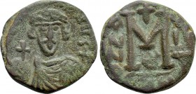 JUSTINIAN II (First reign, 685-695). Follis. Constantinople. Dated RY 2 (686/7).