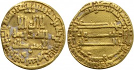 ISLAMIC. 'Abbasid Caliphate. Time of al-Rashid (AH 170-193 / 786-809 AD). GOLD Dinar. Dated AH 182 (798 AD).