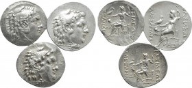 3 Tetradrachms of Alexander III.