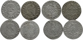4 Coins of East Prussia.