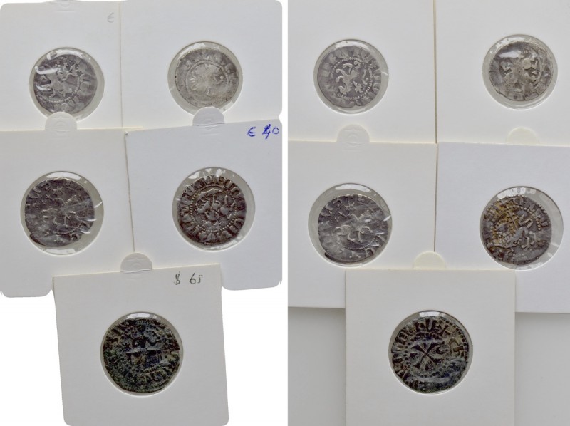 5 Coins of Cilician Armenia. 

Obv: .
Rev: .

. 

Condition: See picture....