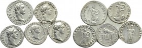 5 denari of the Flavians.