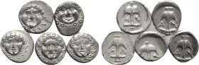 5 drachms of Apollonia Pontica.