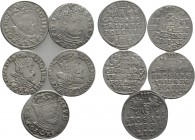 5 Polish coins.