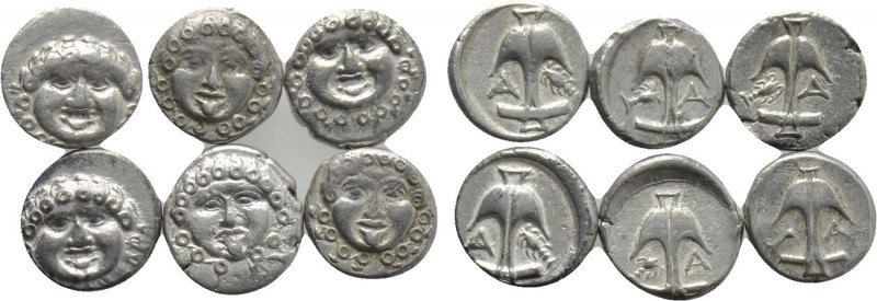 6 Drachms of Apollonia Pontika. 

Obv: .
Rev: .

. 

Condition: See pictu...